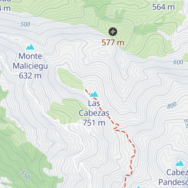 Map of Las Cabezas