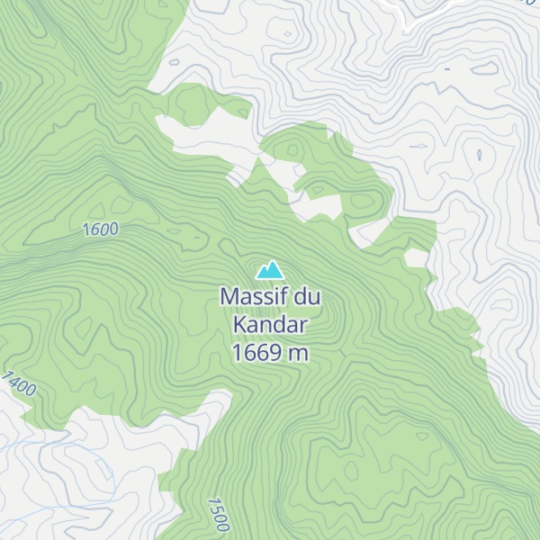 Map of Massif du Kandar