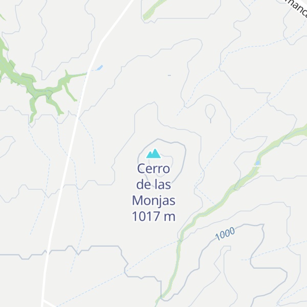 Map of Cerro de las Monjas