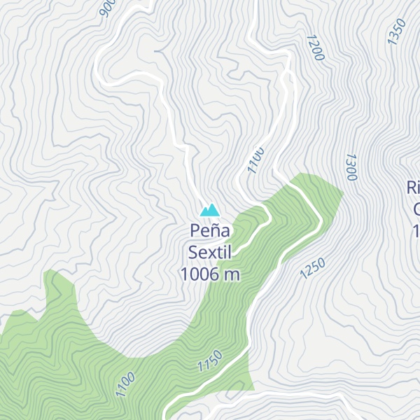 Map of Peña Sextil