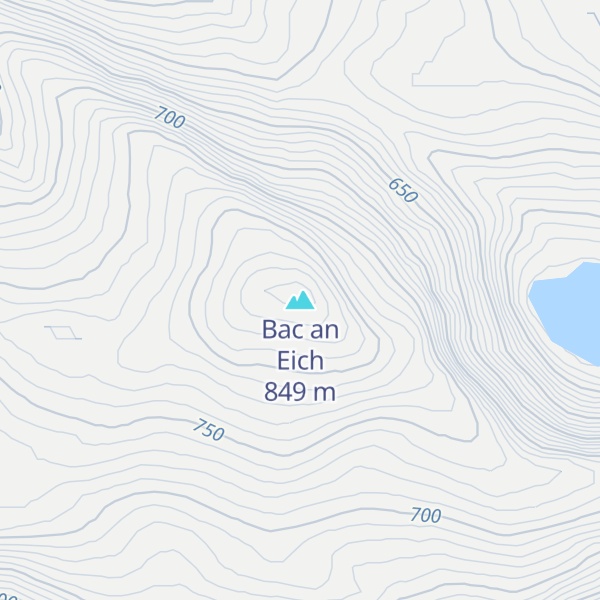 Map of Bac an Eich