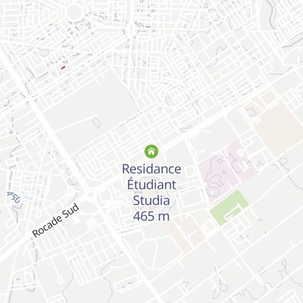 Map of Residance Étudiant Studia