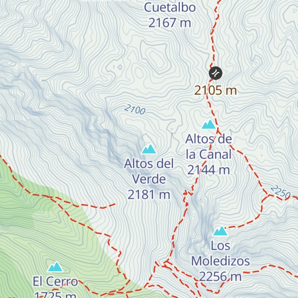 Map of Altos del Verde