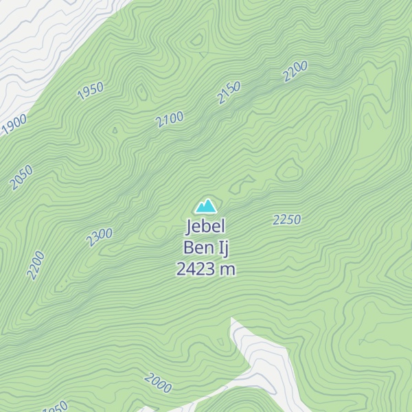 Map of Jebel Ben Ij