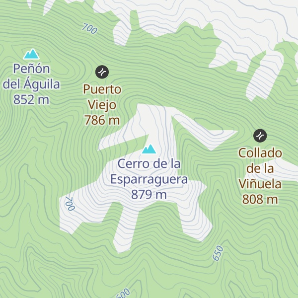 Map of Cerro de la Esparraguera