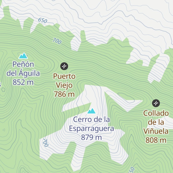 Map of El Espárrago