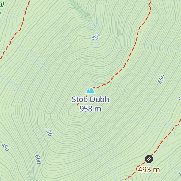 Map of Stob Dubh