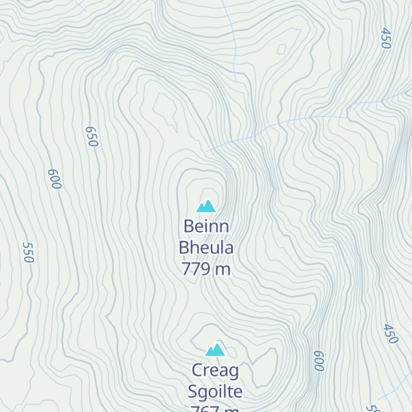 Map of Beinn Bheula