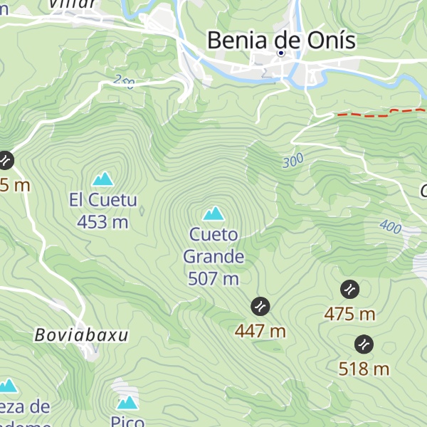 Map of Cueto Grande