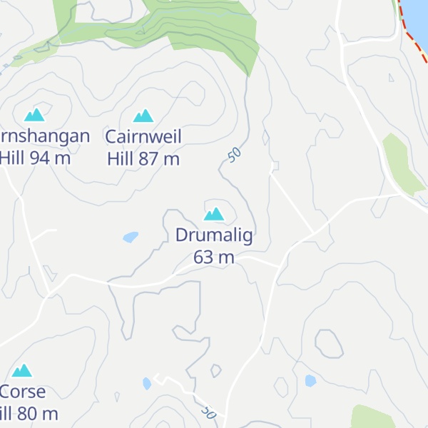 Map of Drumalig