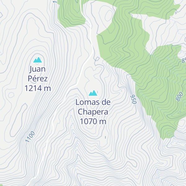 Map of Lomas de Chapera