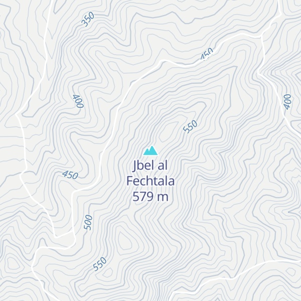 Map of Jbel al Fechtala