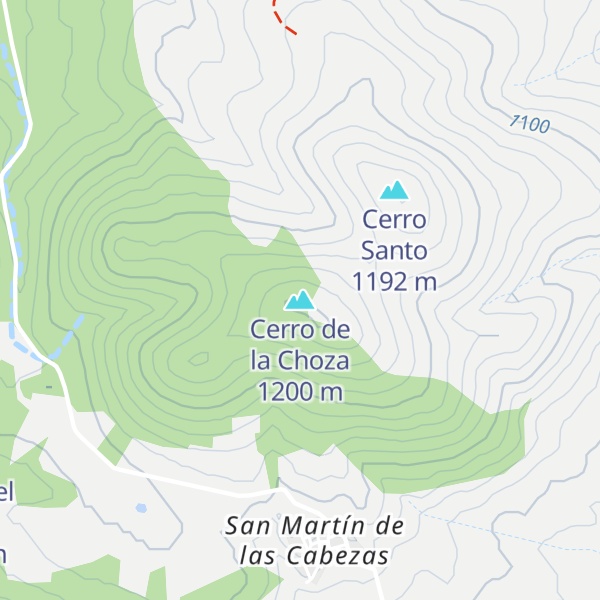 Map of Cerro de la Choza