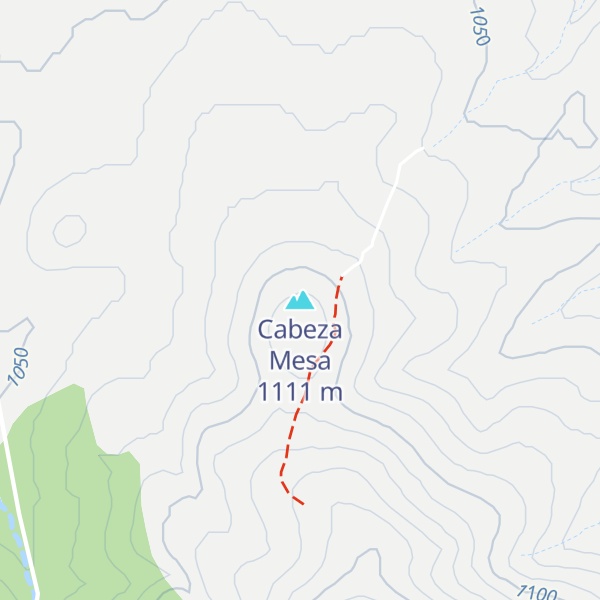 Map of Cabeza Mesa