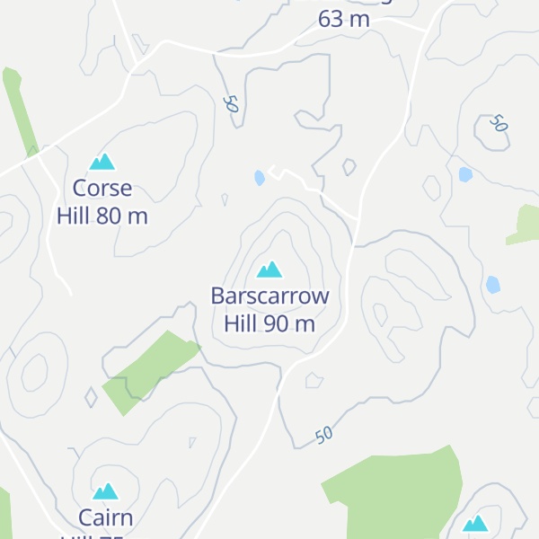 Map of Barscarrow Hill