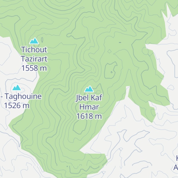 Map of Jbel Kaf Hmar
