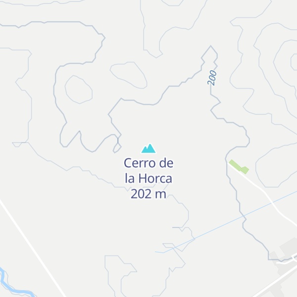 Map of Cerro de la Horca