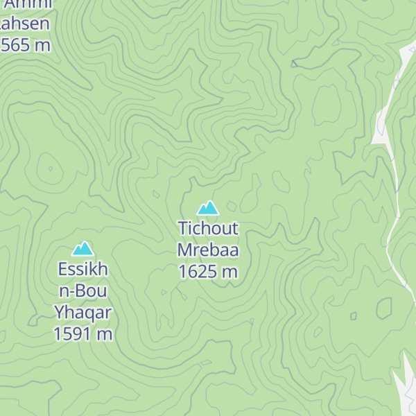 Map of Tichout Mrebaa