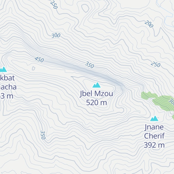 Map of Jbel Jellouli