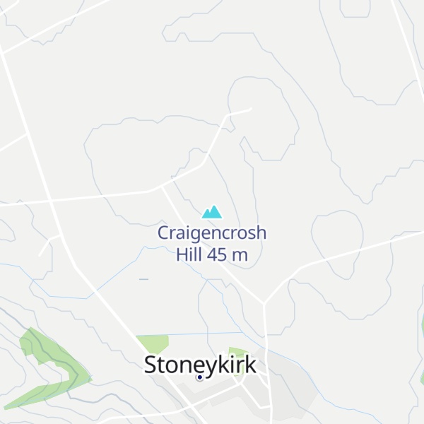 Map of Craigencrosh Hill