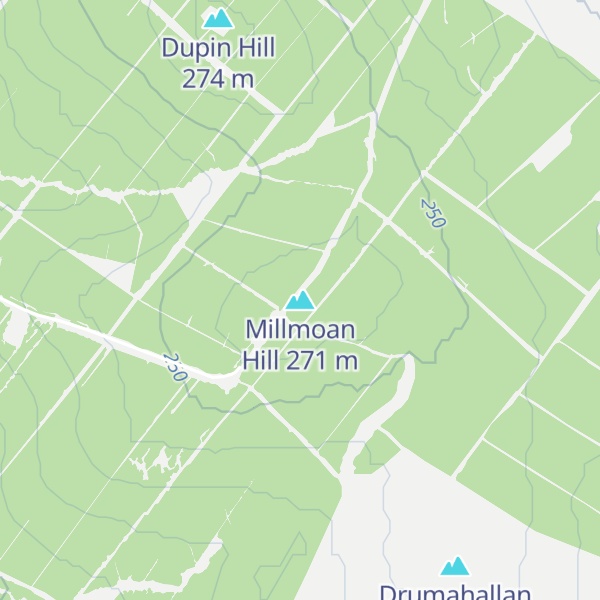 Map of Millmoan Hill