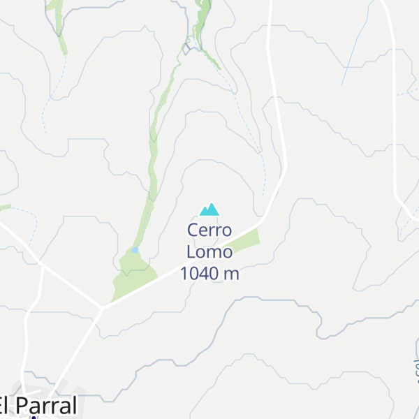 Map of Cerro Lomo