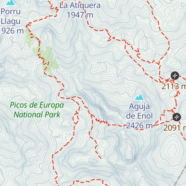 Map of Cumbre de Cebolleda