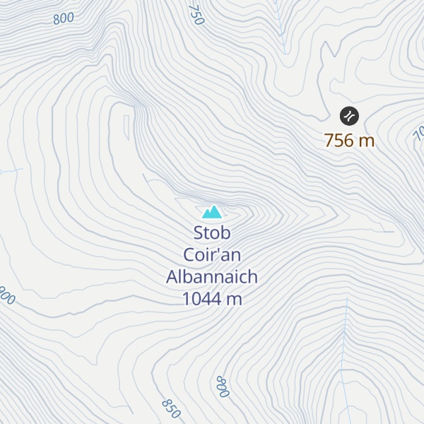 Map of Stob Coir'an Albannaich