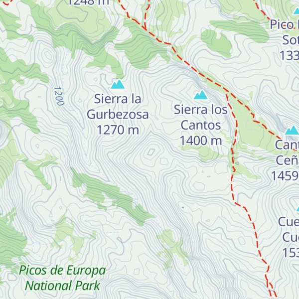 Map of Porru la Atalaya