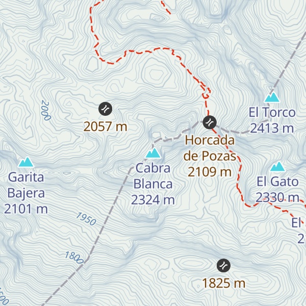 Map of Cabra Blanca