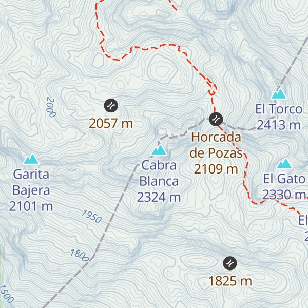Map of El Diente