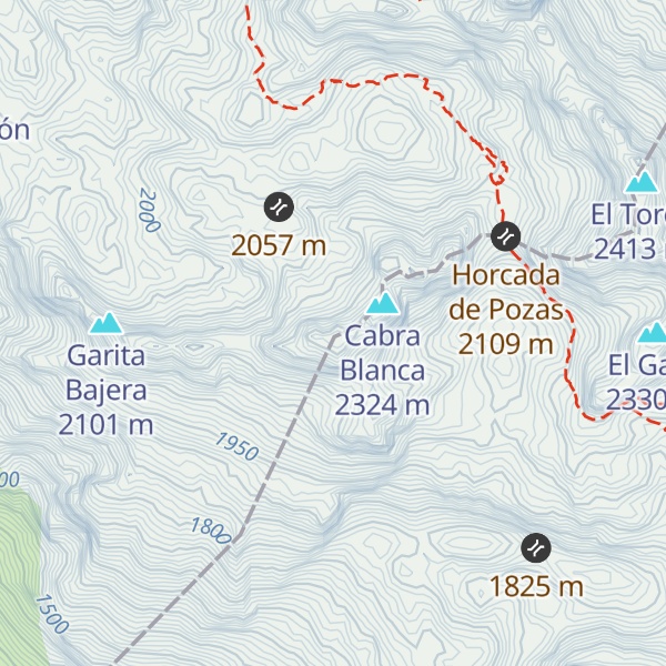 Map of Garita Cimera