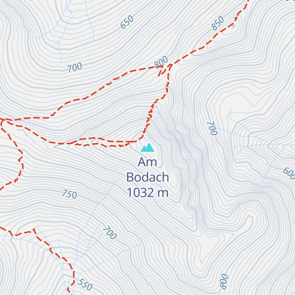 Map of Am Bodach