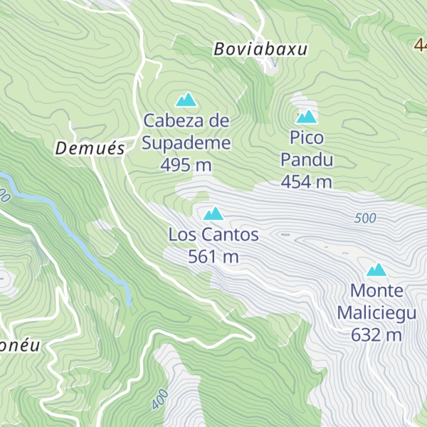 Map of Los Cantos