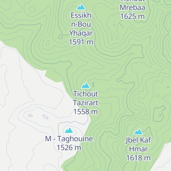 Map of Tichout Tazirart