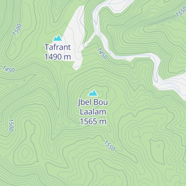 Map of Jbel Bou Laalam