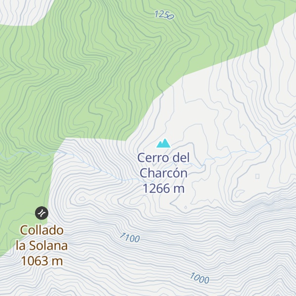 Map of Refugio Canto del Queso