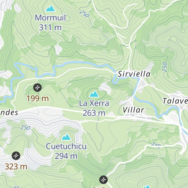Map of La Xerra