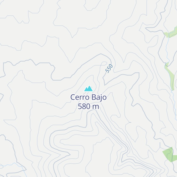 Map of Cerro Bajo