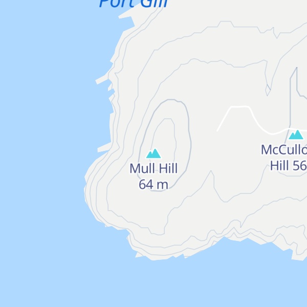Map of Mull Hill