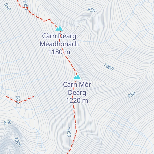 Map of Càrn Mòr Dearg
