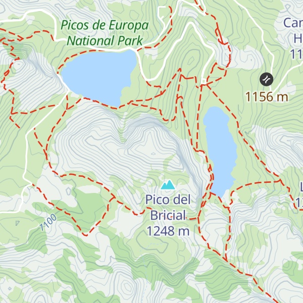Map of Pico El Mosquital