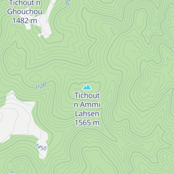 Map of Tichout n Ammi Lahsen