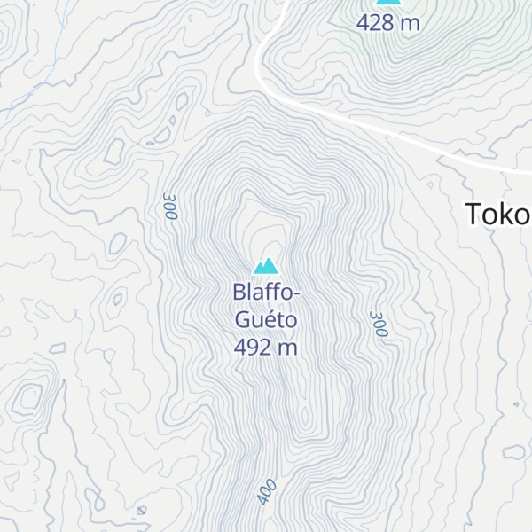 Map of Blaffo-Guéto