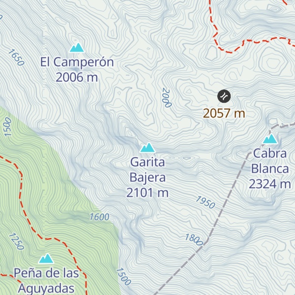 Map of Garita Bajera