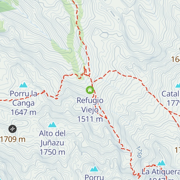 Map of Refugio Viejo