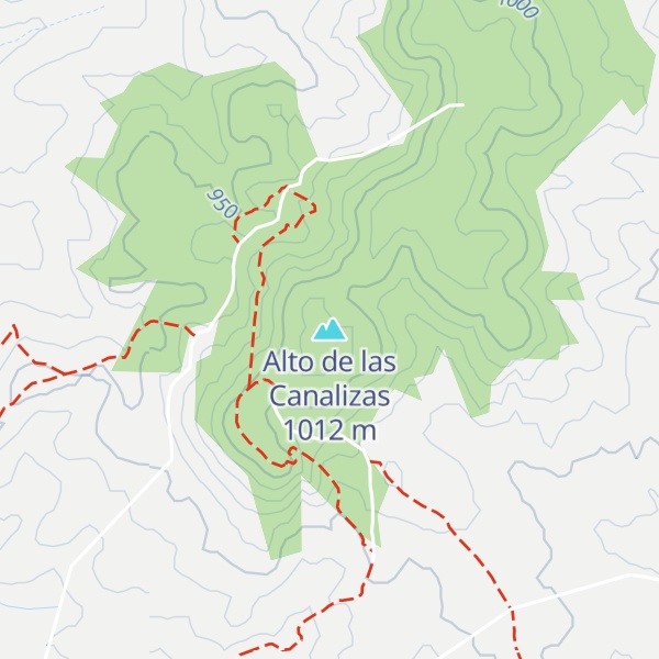 Map of Alto de las Canalizas