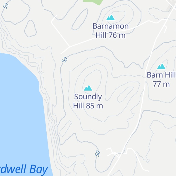 Map of Soundly Hill