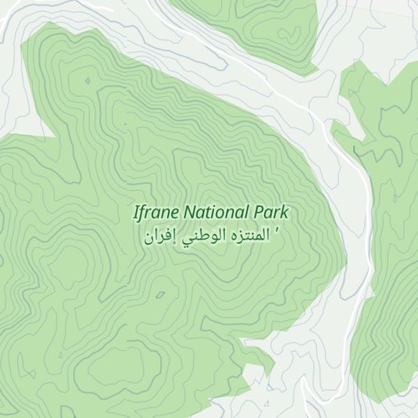Map of Jbel Arzine