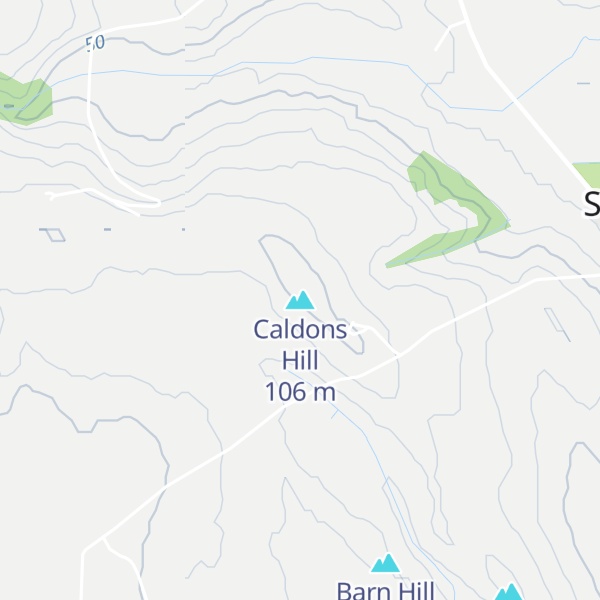 Map of Caldons Hill
